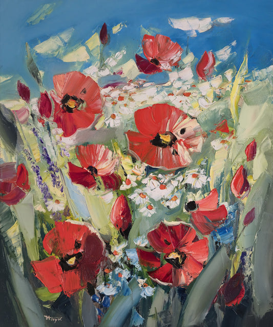 Poppies and Daisies Meadow - Hayk Miqayelyan