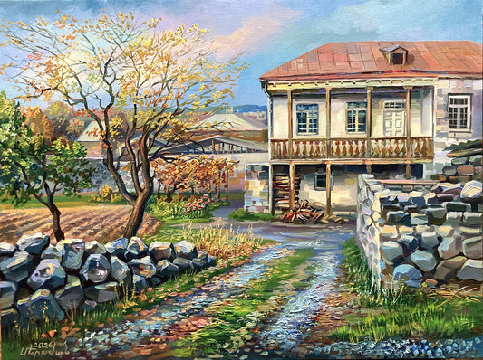 Karbi Village Scene - Meruzhan Khachatryan