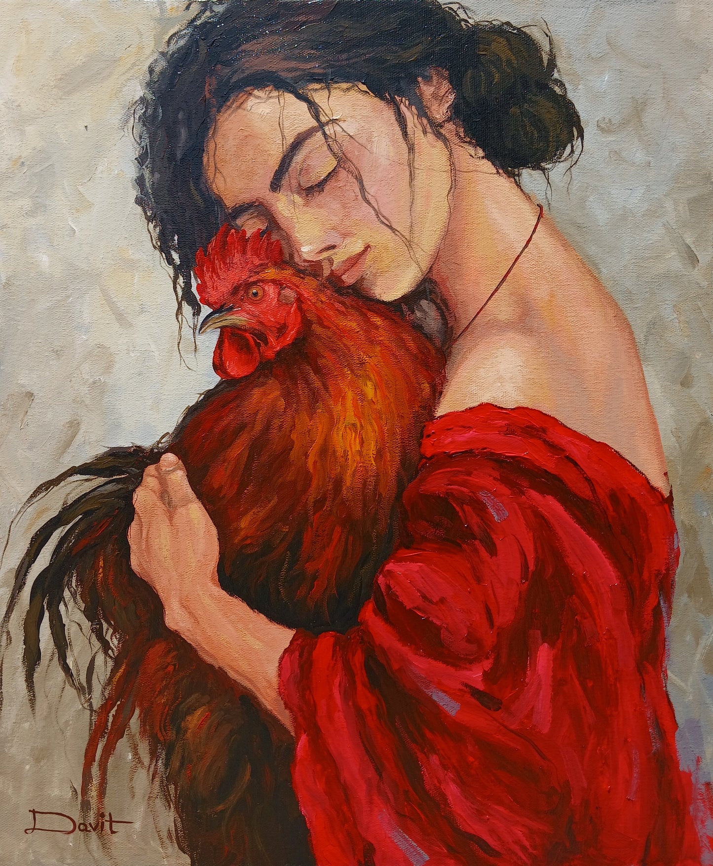 Embrace with the Rooster - Davit Arstamyan
