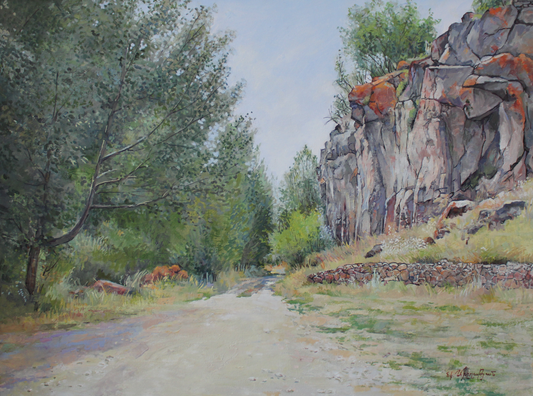Road Through the Gorge - Aramayis Khlghatyan