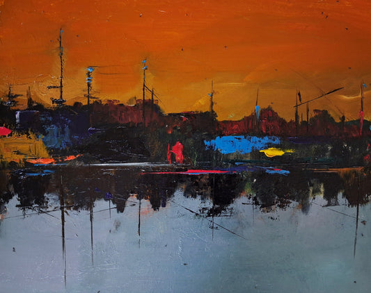Harbor at Dusk - Senia Baloyan