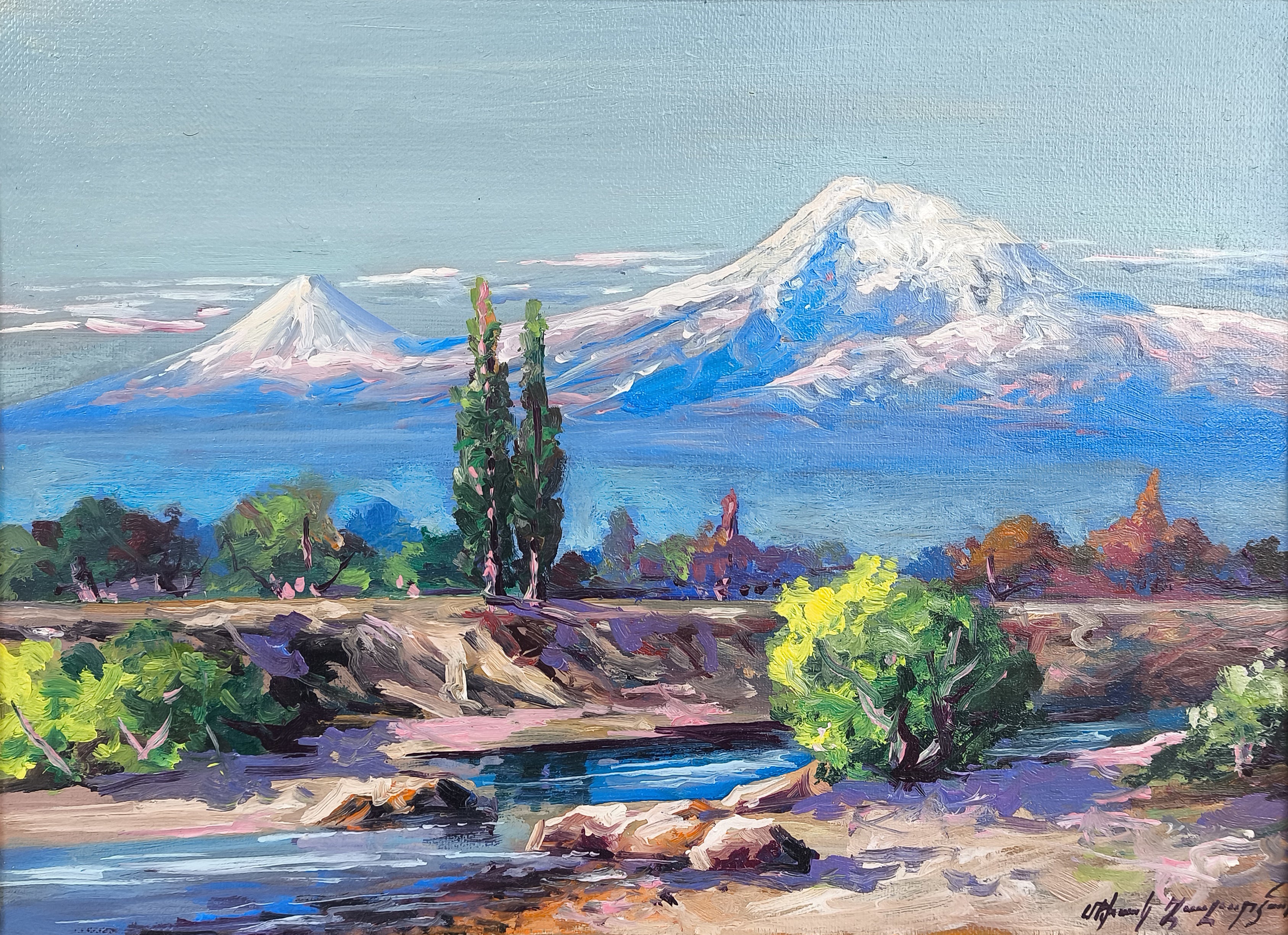 Where the Araks Meets Ararat - Mekhak Khazaryan – Narinart Armgallery
