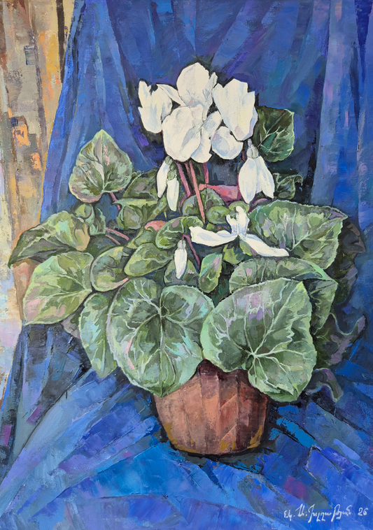 Cyclamen in Terracotta - Aramayis Khlghatyan