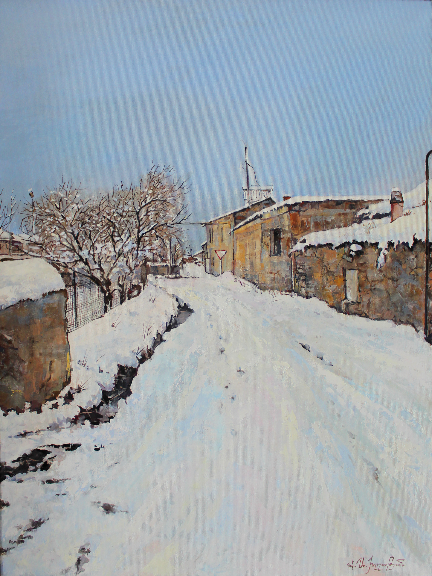 Snow-Covered Pathway - Aramayis Khlghatyan