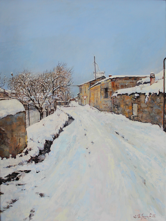 Snow-Covered Pathway - Aramayis Khlghatyan