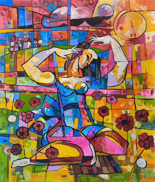 A Woman in a Spring Mood - Meliq Khazaryan