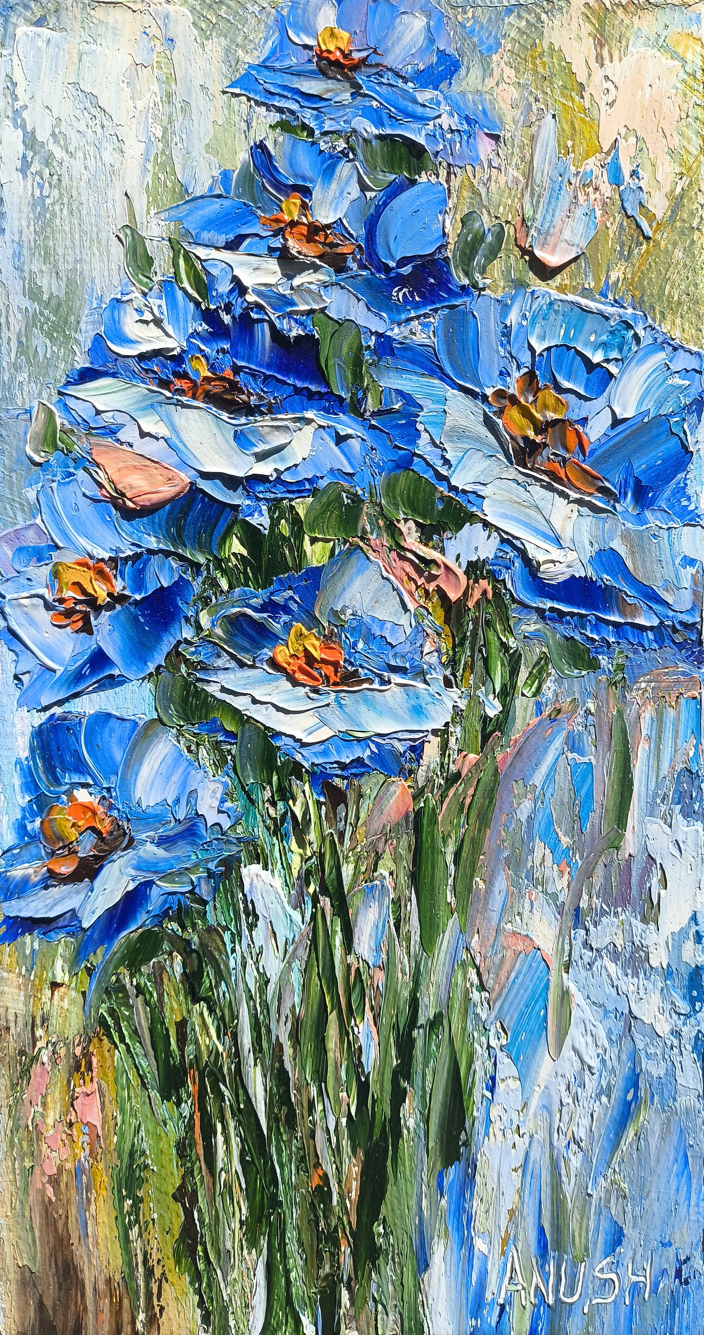 Blue Poppies - Anush Emiryan