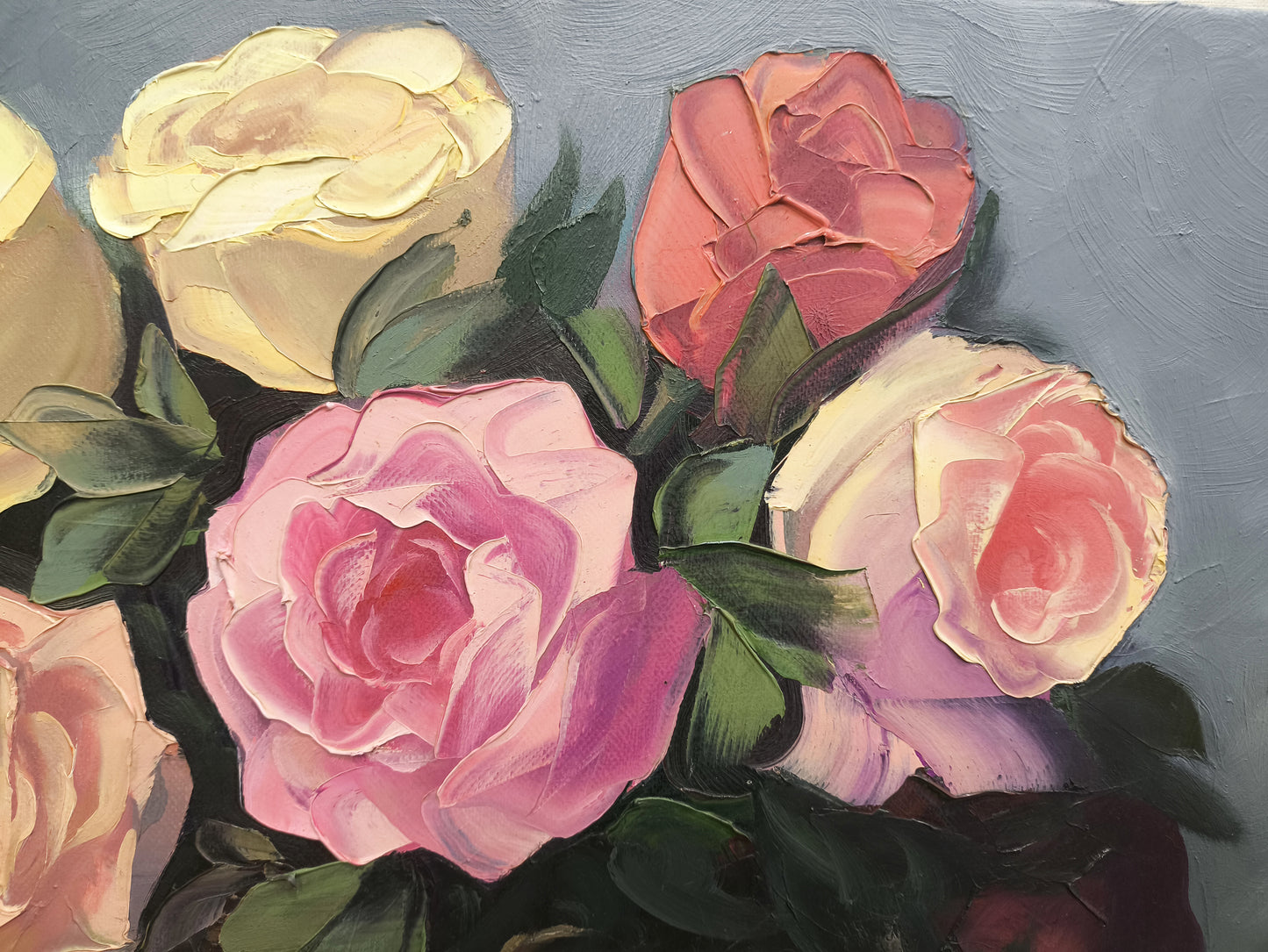 Basket of Tender Roses - Kamo Atoyan
