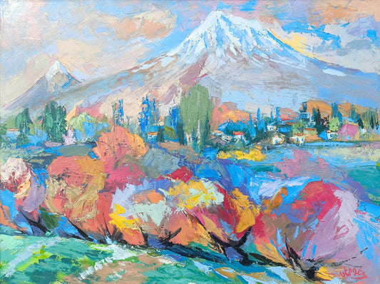 Village Beneath the Ararat - Sergey Arustamyan