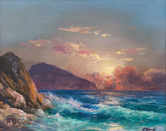 Sunset Over the Wild Sea - Mekhak Khazaryan