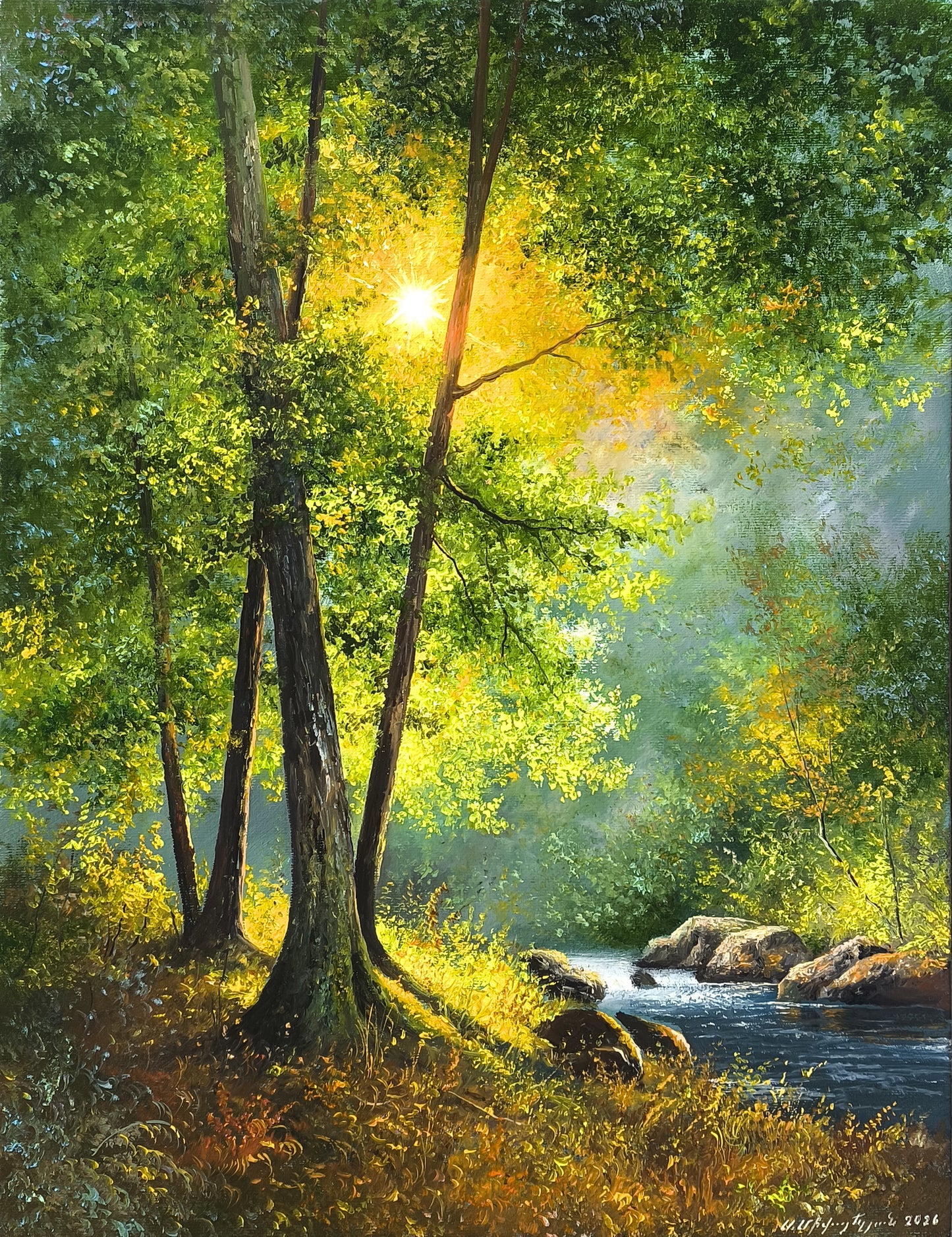 Forest Glow by the River - Sergey Miqayelyan
