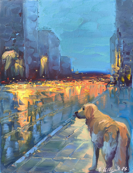 A Dog at Dusk - Kamo Atoyan