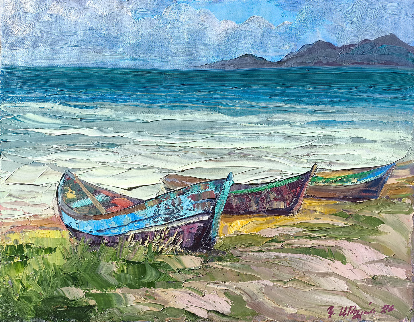 Boats by the Shore - Kamo Atoyan
