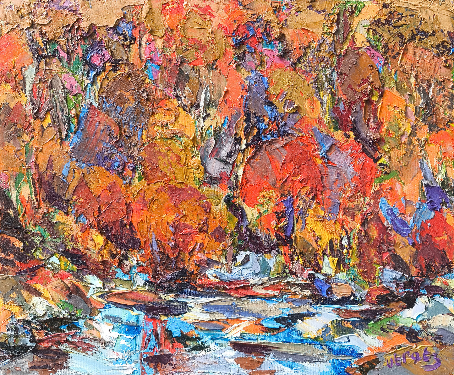 Golden Fire by the Water - Sergey Arustamyan