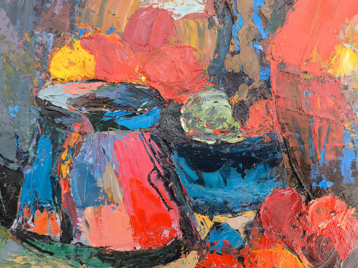 Two Jugs in Vibrant Tones - Sergey Arustamyan