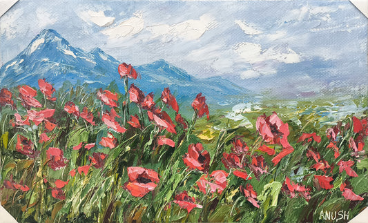 The Poppy Field in Wind - Anush Emiryan
