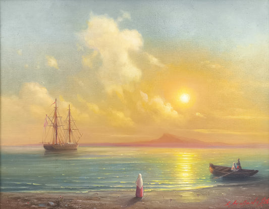 Departure at Sunset - Samvel Atasunc