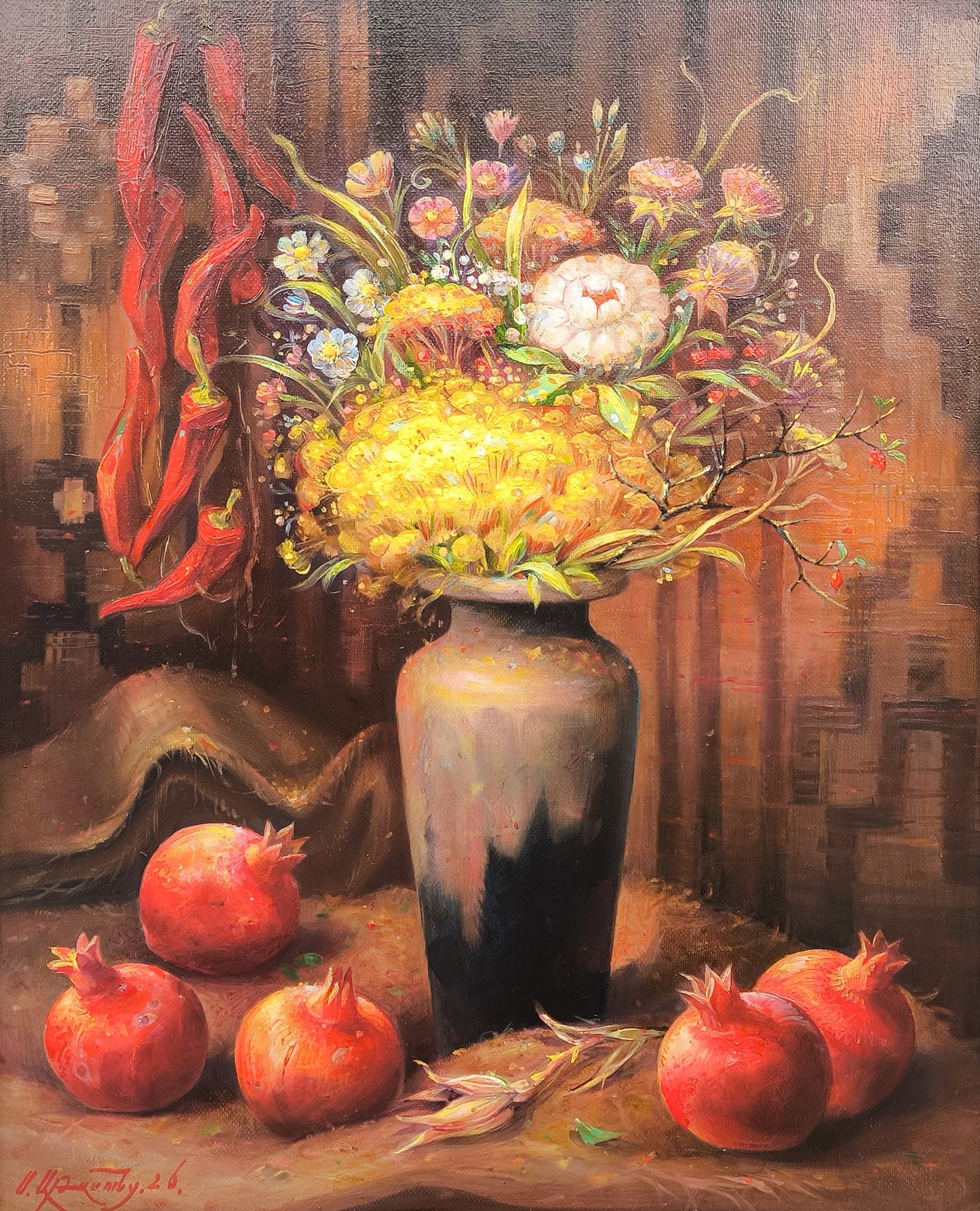 Pomegranates and Wildflowers - Samvel Atasunc