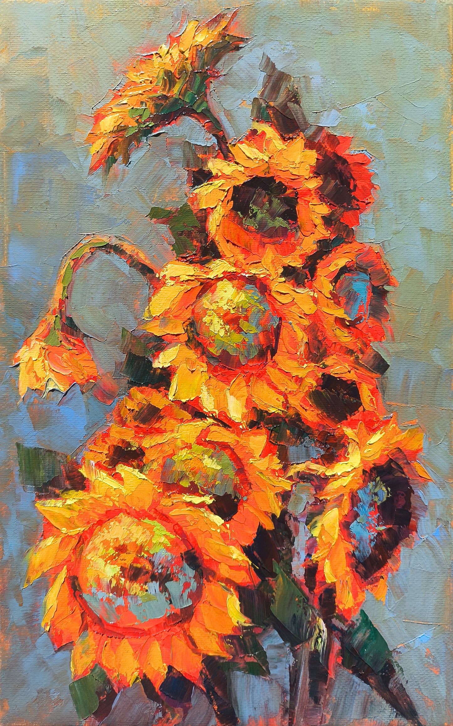 Sunflowers Ablaze - Narek Qochunc