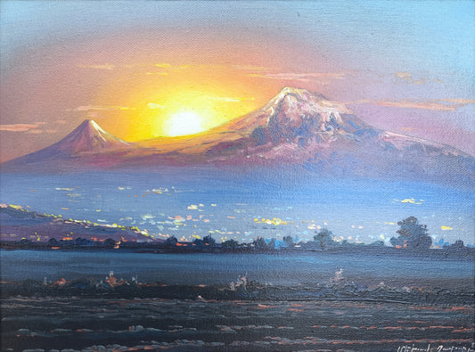 Ararat at Sunset - Mekhak Khazaryan