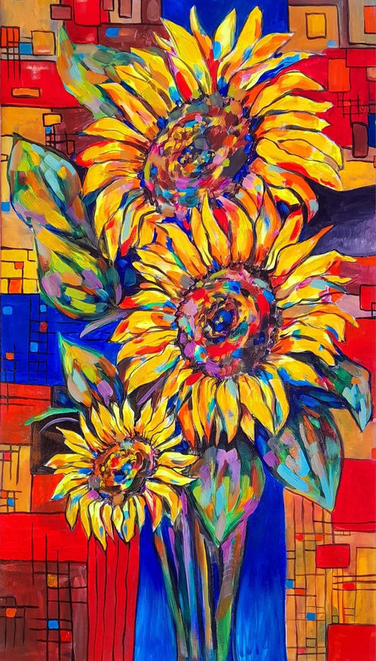 Sunflowers Ablaze - Meliq Khazaryan