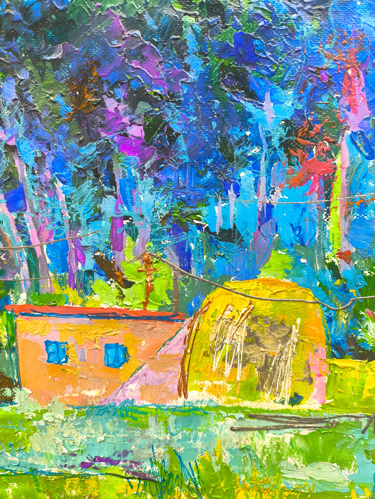 Pink Roof, Green Fields - Meliq Khazaryan