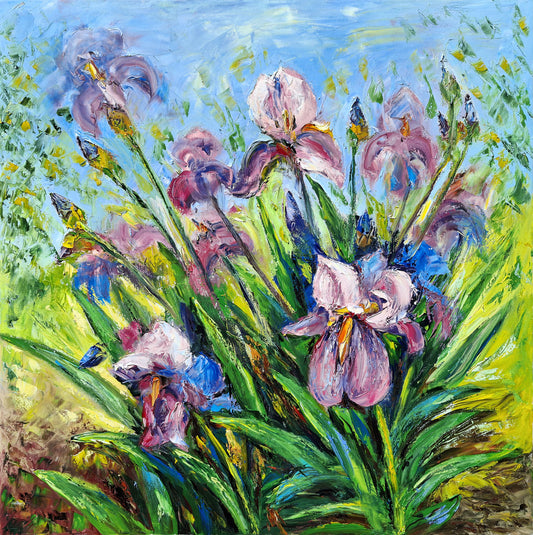 Field of Irises - Mher Avagyan