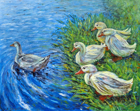 Family of Ducks - Mher Avagyan