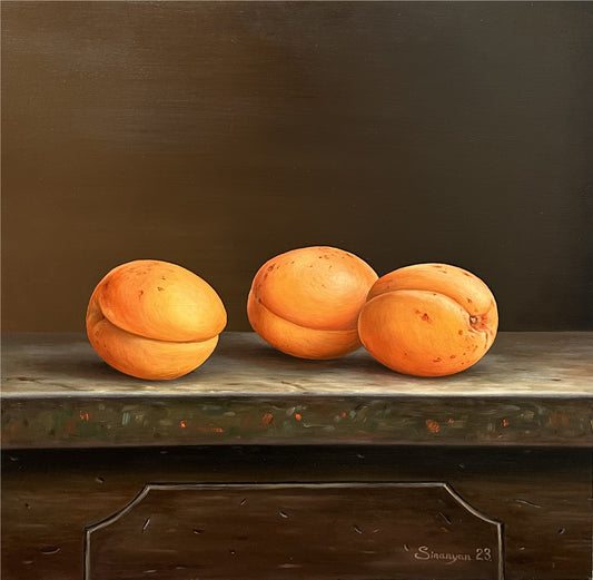 Still life - apricots - Gevorg Sinanian