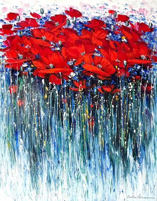 Where Poppies Dance in Rain - Marieta Martirosyan