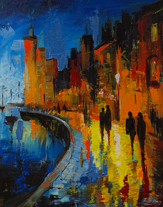Dusk Along the Water - Vahe Bagumyan