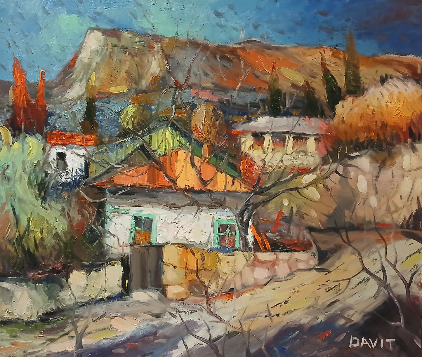Village Under the Golden Ridge- Davit Arstamyan