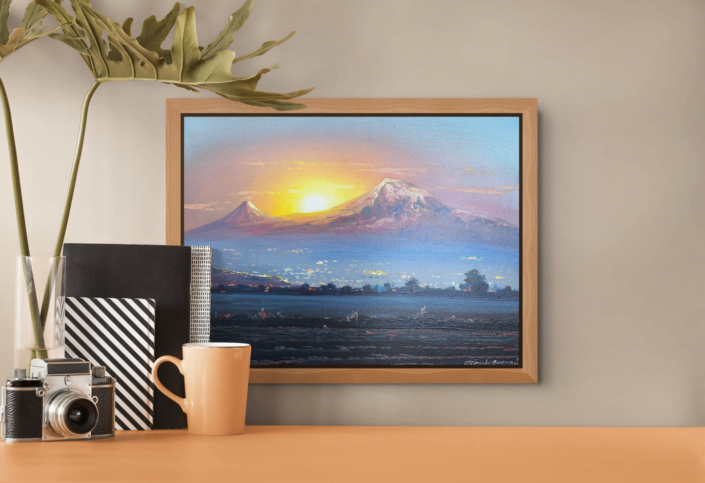 Ararat at Sunset - Mekhak Khazaryan
