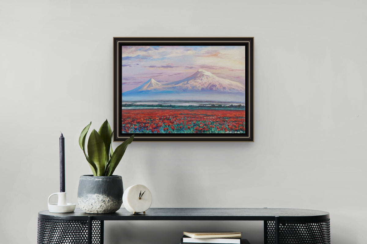 Ararat in Poppies - Mekhak Khazaryan
