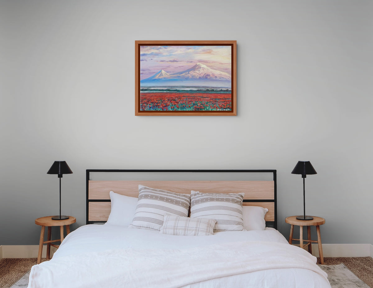 Ararat in Poppies - Mekhak Khazaryan