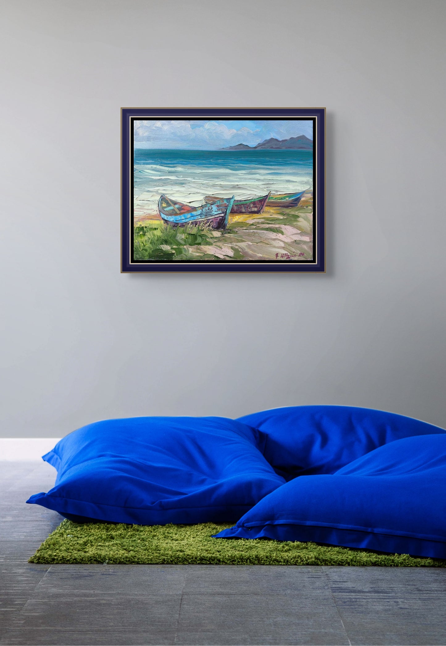 Boats by the Shore - Kamo Atoyan