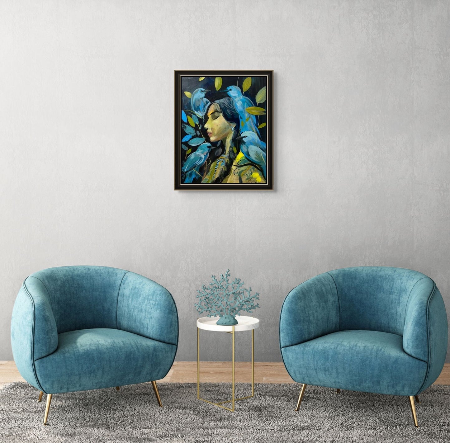 Four Blue Birds - Vahe Bagumyan