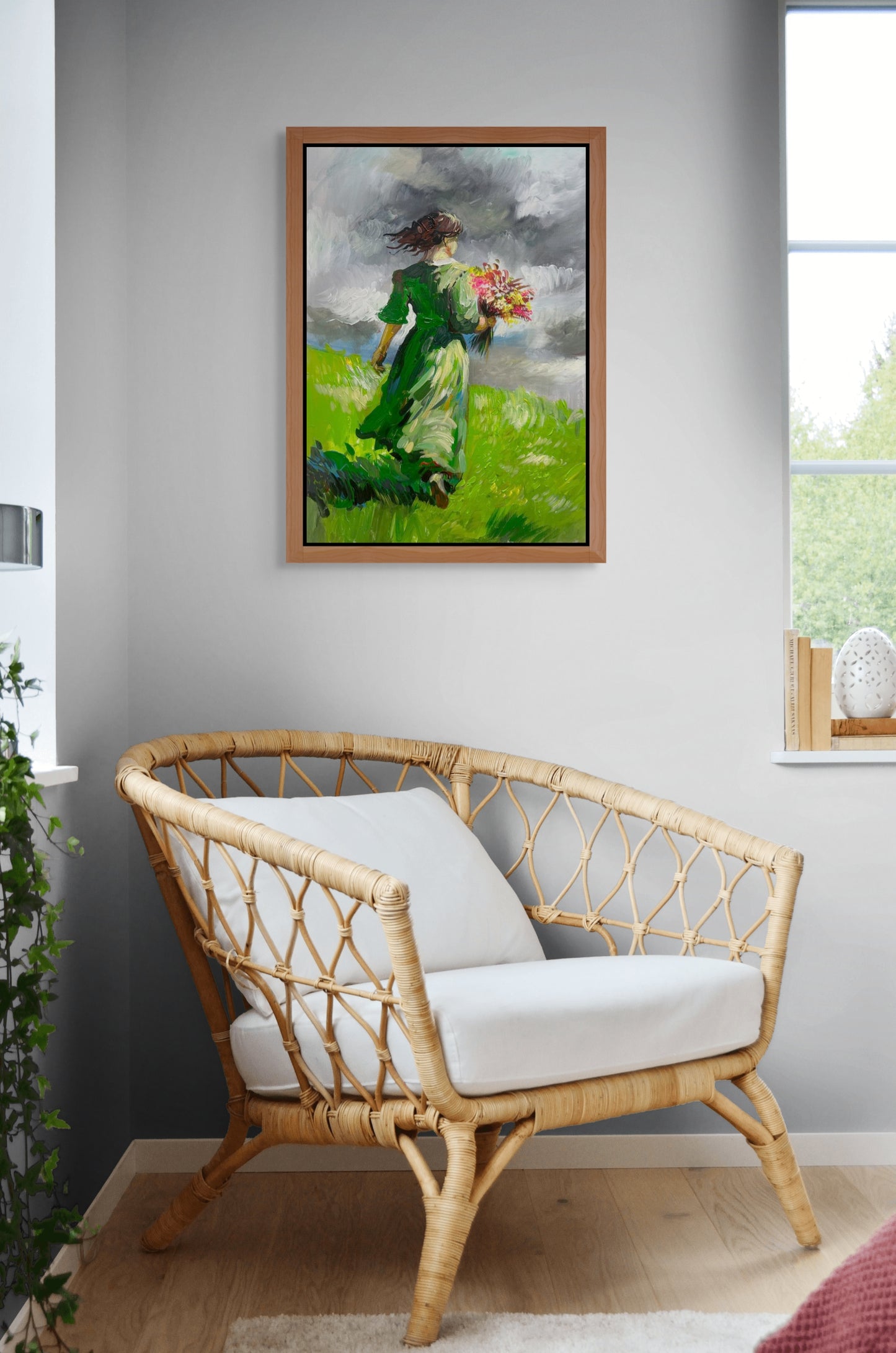 Girl in Green Meadow - Vahe Bagumyan
