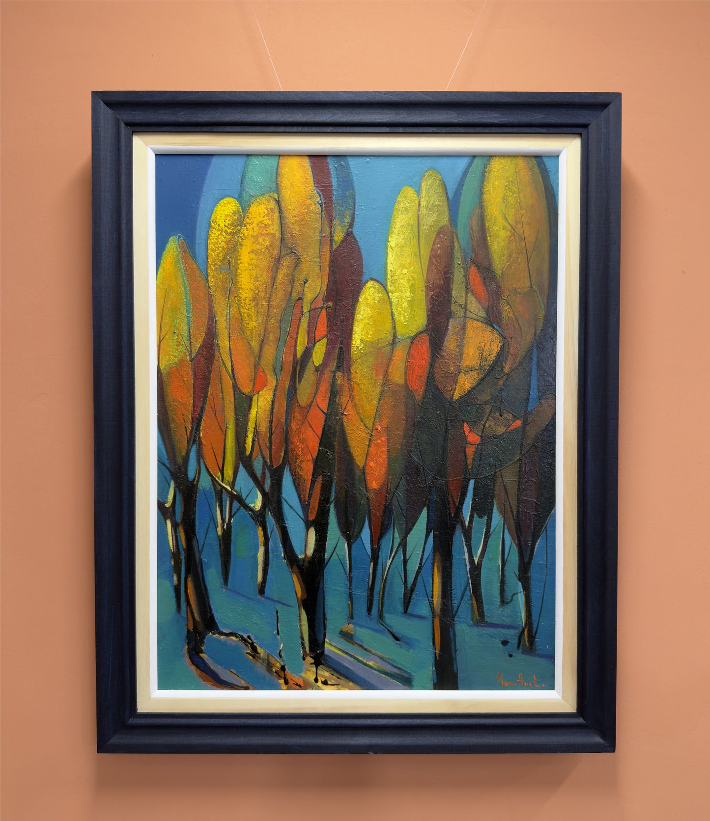 Autumn Fiery Trees - Hovhannes Avetisyan