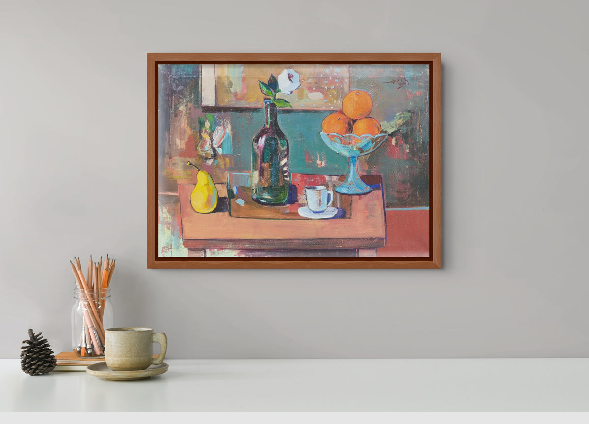Pear, Cup and Oranges - Hayk Makyan