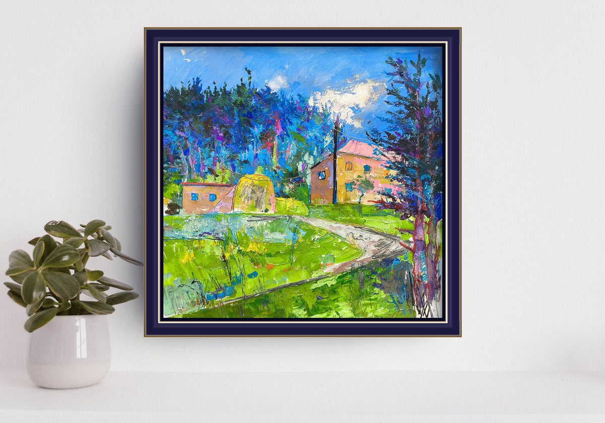 Pink Roof, Green Fields - Meliq Khazaryan