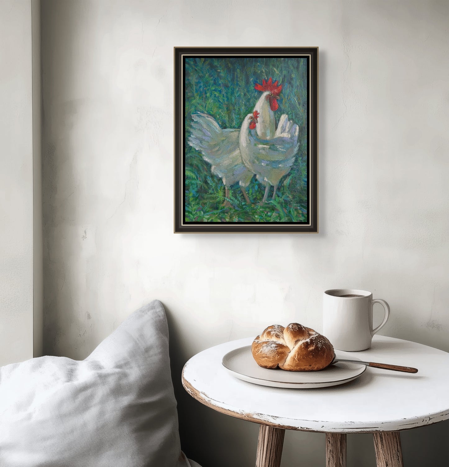 Rooster and His Hen - Kamsar Ohanyan