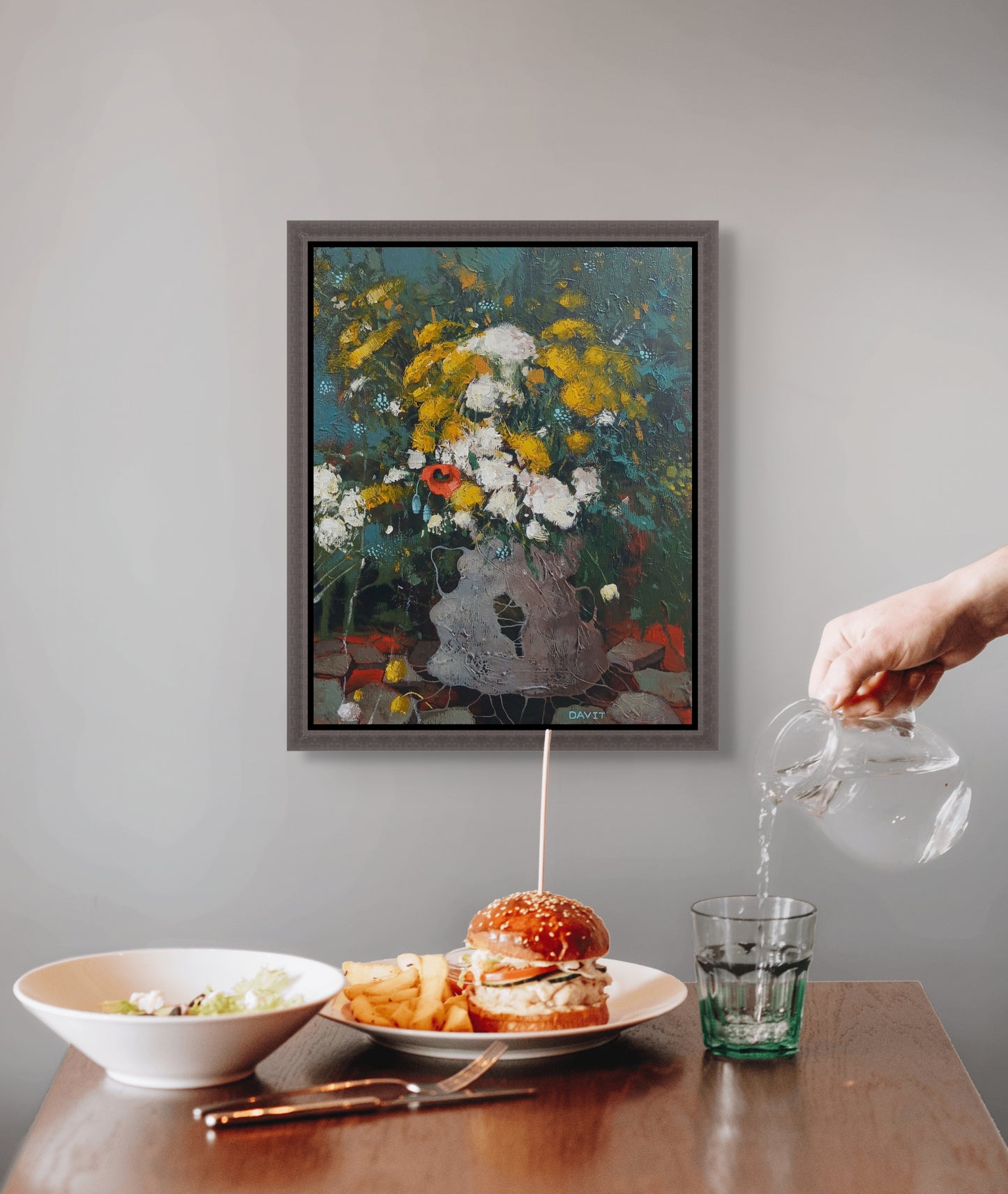 Rustic Floral Still Life - Davit Arstamyan