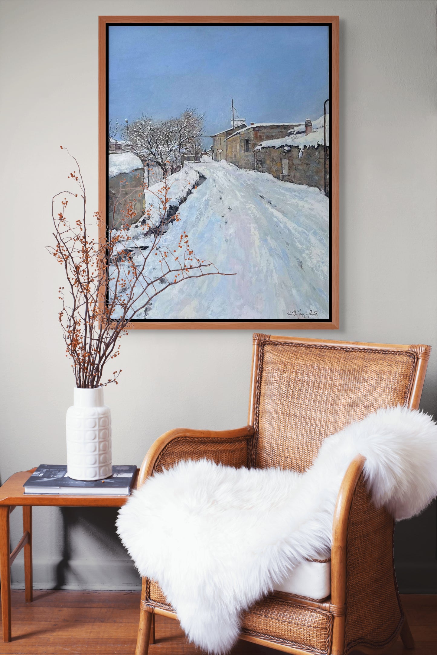 Snow-Covered Pathway - Aramayis Khlghatyan