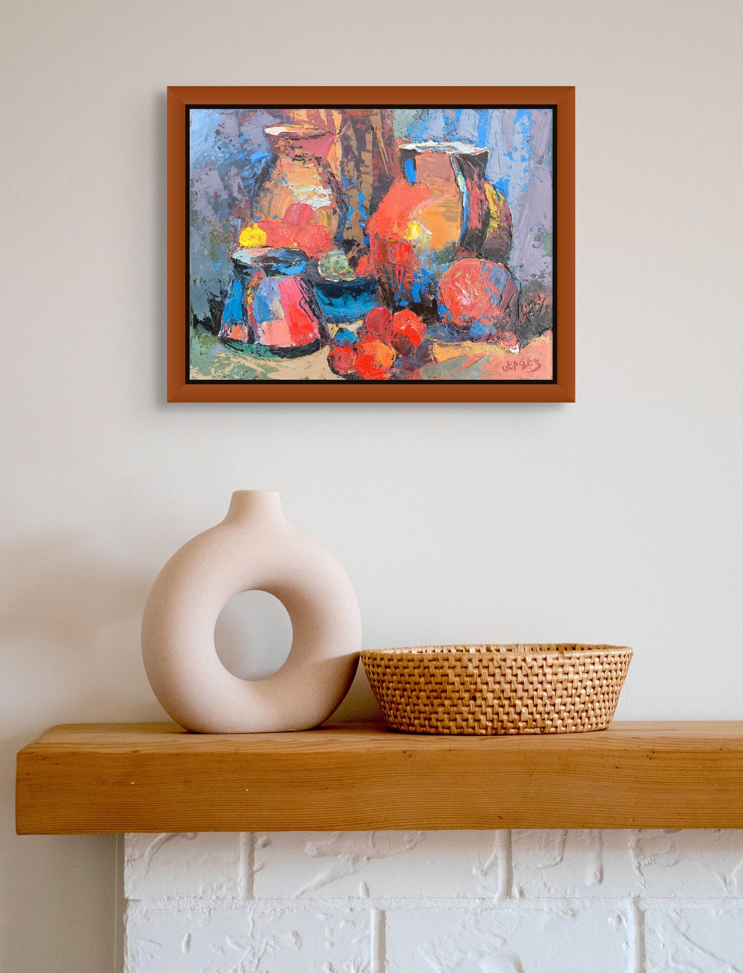 Two Jugs in Vibrant Tones - Sergey Arustamyan