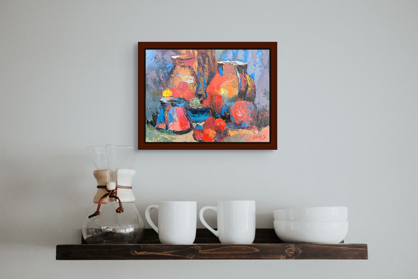 Two Jugs in Vibrant Tones - Sergey Arustamyan