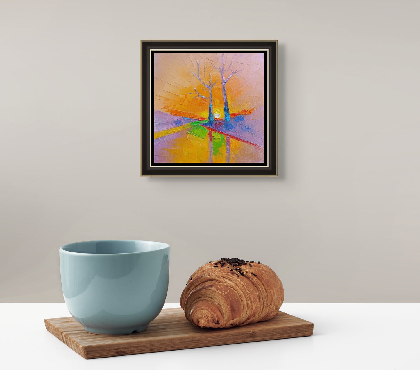 Two Trees at Dusk - Narek Qochunc