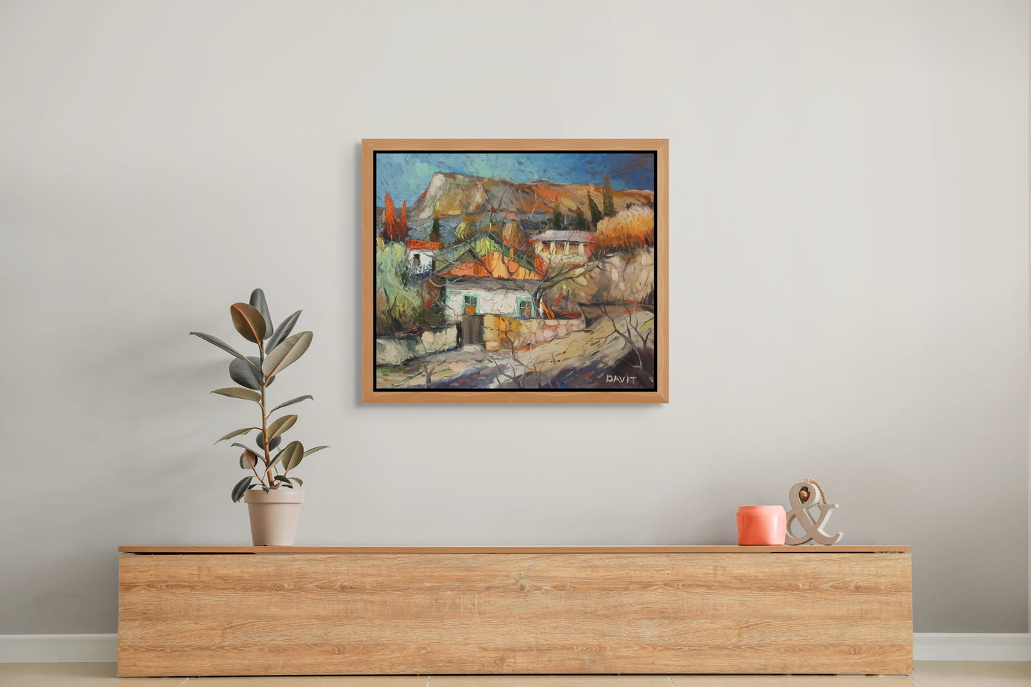 Village Under the Golden Ridge- Davit Arstamyan
