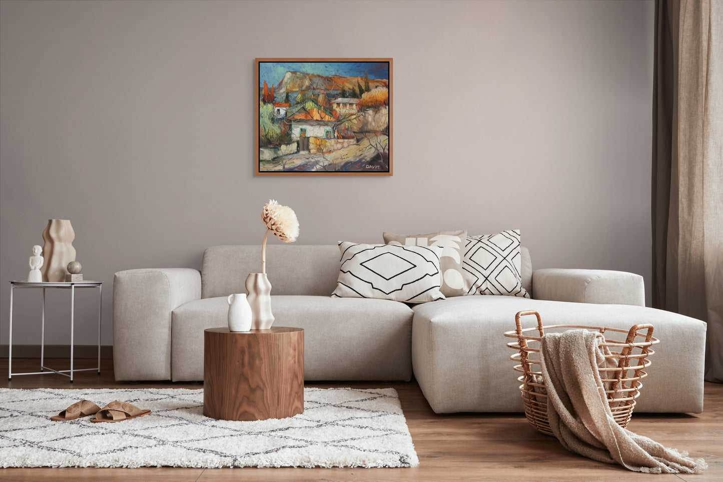 Village Under the Golden Ridge- Davit Arstamyan