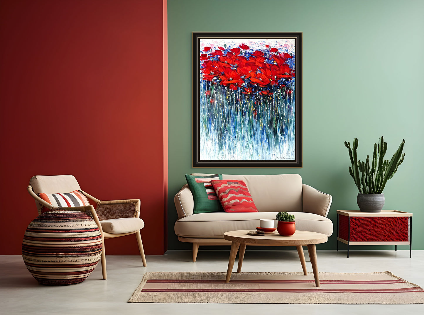 Where Poppies Dance in Rain - Marieta Martirosyan